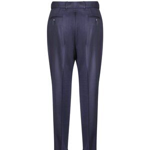 Officine Generale Hugo Pants in Italian Oxford Cotton in Navy